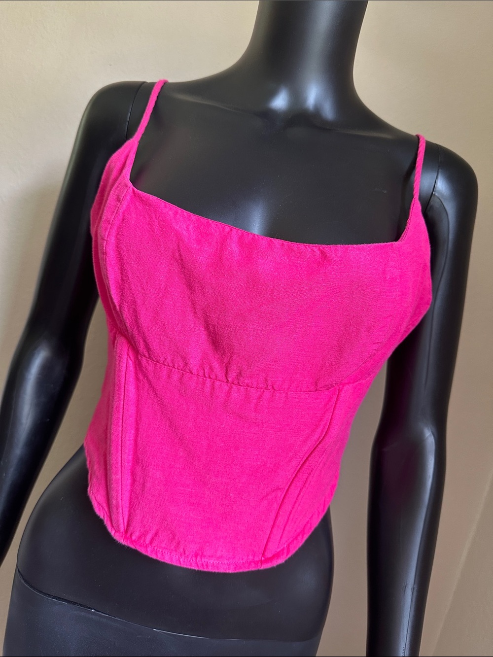 Midnight Sky Bright Fuchsia Spaghetti-Strap Camisole Top
